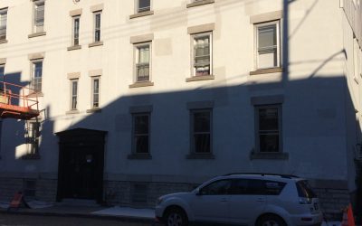 Peinture façade immeuble à logements – Ville de Québec